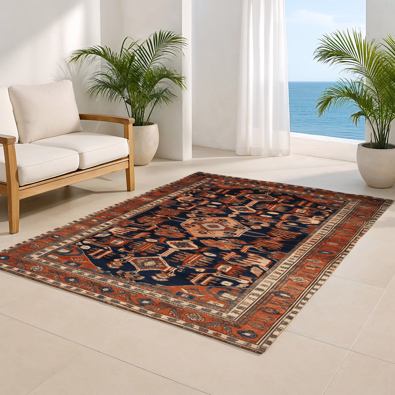 Turkish Brown Indoor and Outdoor Area Rug, Rectangle 2' x 3'