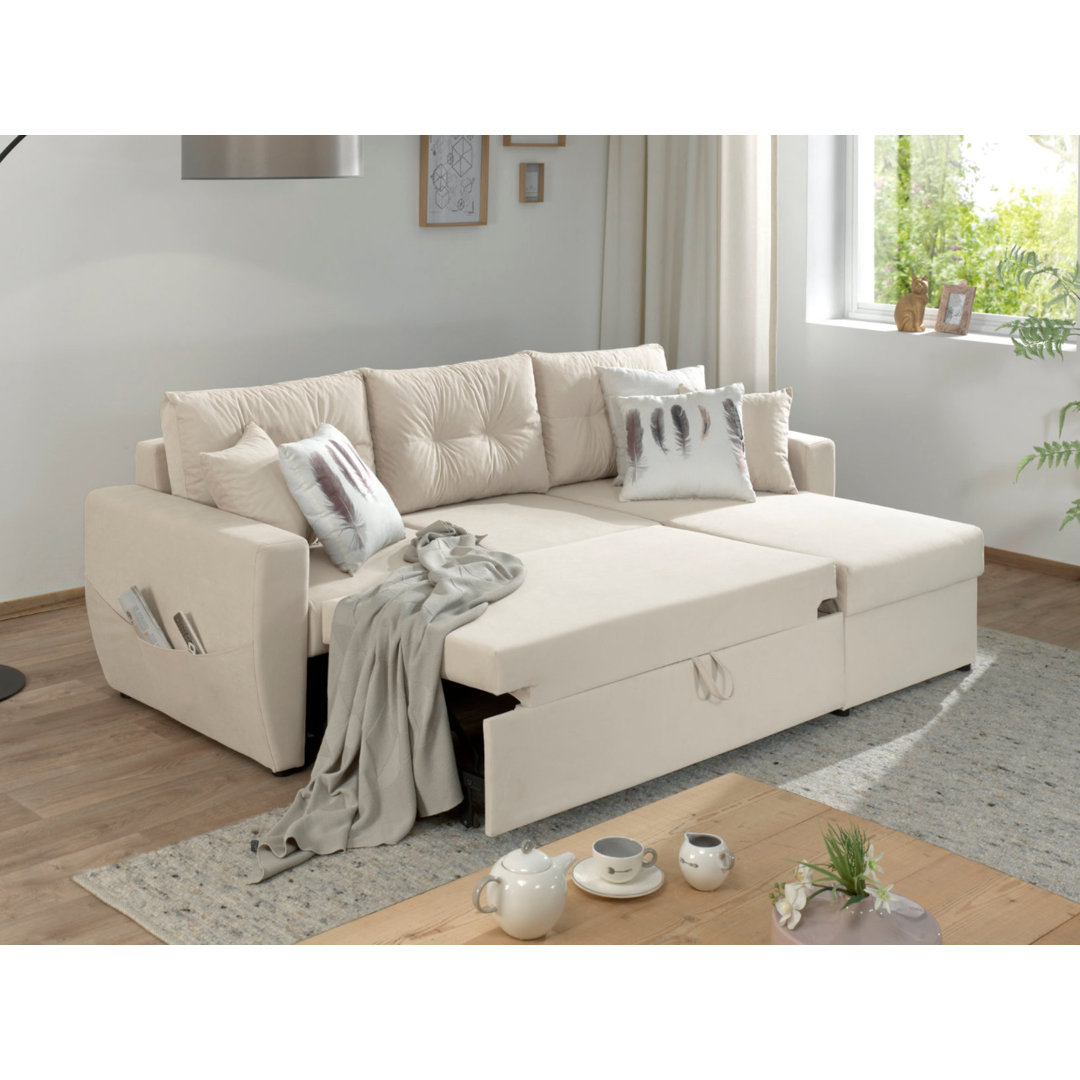 Modulares Ecksofa mit Bettfunktion