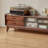 Retro design solid wood TV cabinet-131449402