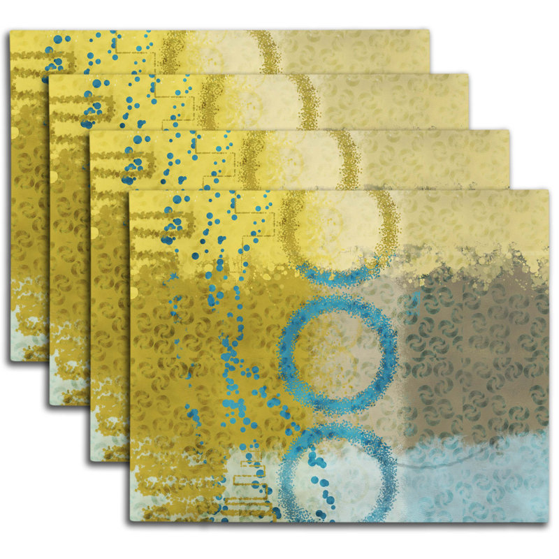 Napperon abstrait en polyester