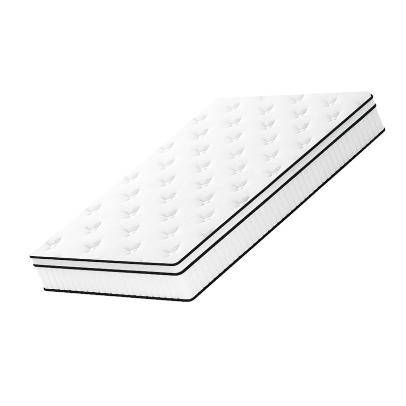 Hybrid Mattress With Individually Pocketed Innerspring, Medium Firm, 12", Queen