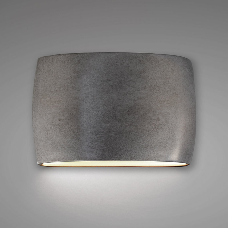 Tenny LED Outdoor Flush Mount, Antique Silver