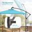 Parasol en porte-à-faux 98,25 po Duyne-186229243