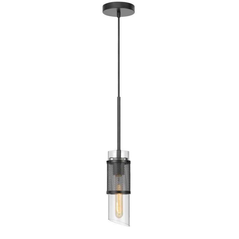 1 - Light Black Single Pendant