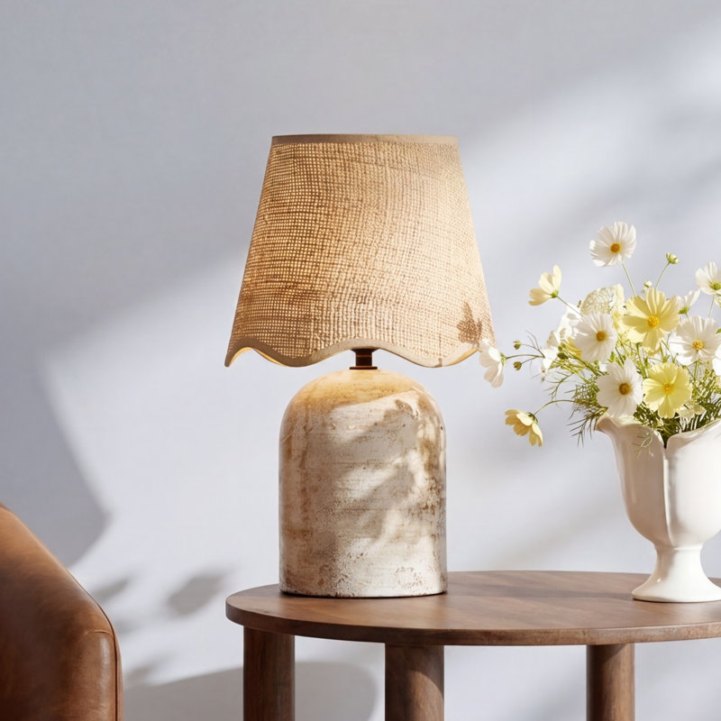 Margaret Accent Table Lamp, Beige