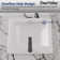 21'' x 18'' White Rectangle Vitreous China Drop In Bathroom Sink With Overflow