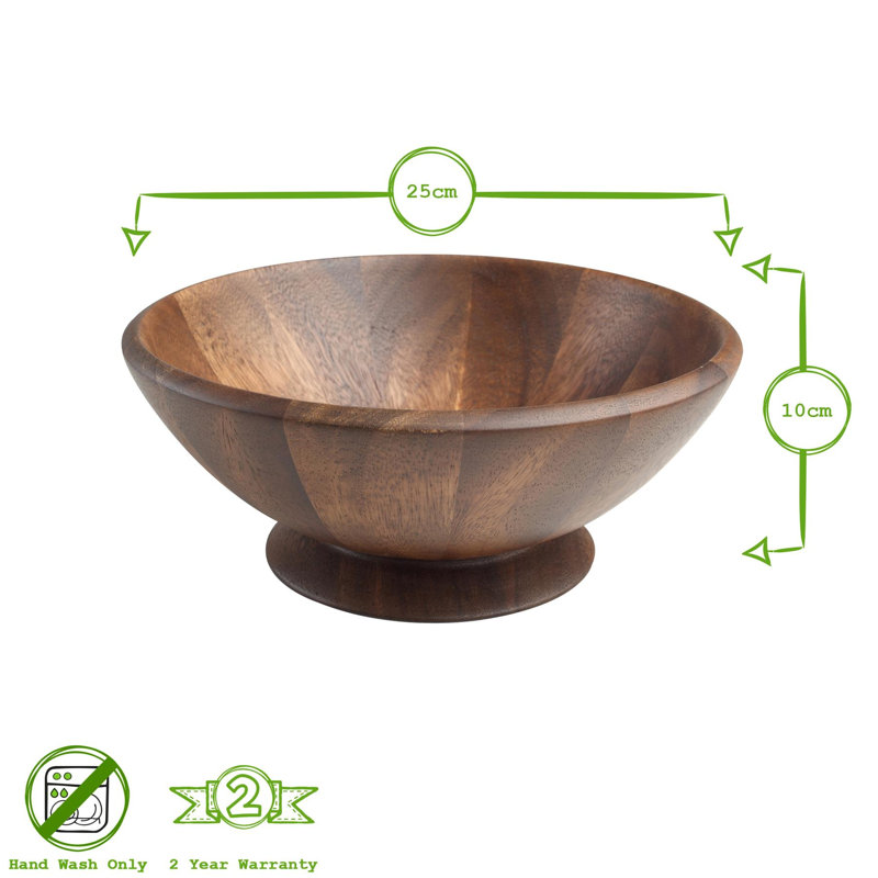 T&G Wood Serving Bowl