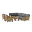 Luxe Outdoor 4 - Piece Teak Conversation Set