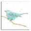 Art mural en verre Gilded Bird 1 Teal »par Shirley Novak-937544363