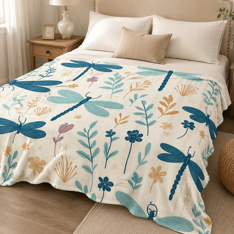 Jeté douillet en flanelle Cozy, L 60 po x l 50 po