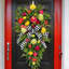 Couronne de printemps pour porte d'entrée