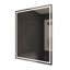 Miroir de salle de bain sans contact à DEL avec capteur de geste d'éclairage à éclairage frontal et rétroéclairé 3 couleurs Johnine-1656354737