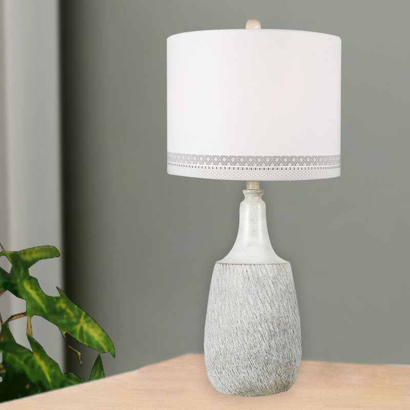 Ensemble de meuble-lavabo Lampe de table en résine avec abat-jour Jug