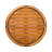 Outdoor Side Table 16.9", Wood Construction, Handwoven Rope Design, Patio Decor Piece, , Slatted Form