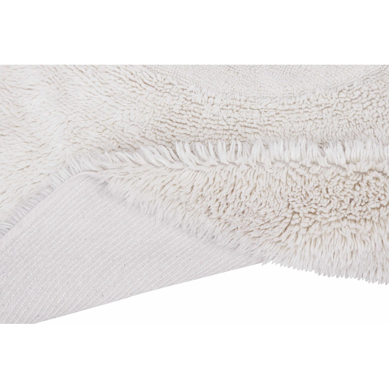 Sheep Of The World Hand Tufted Wool Area Rug in Sheep White