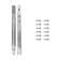 Drawer Slide Side Mount Soft Close Full Extension Cadmium Finish