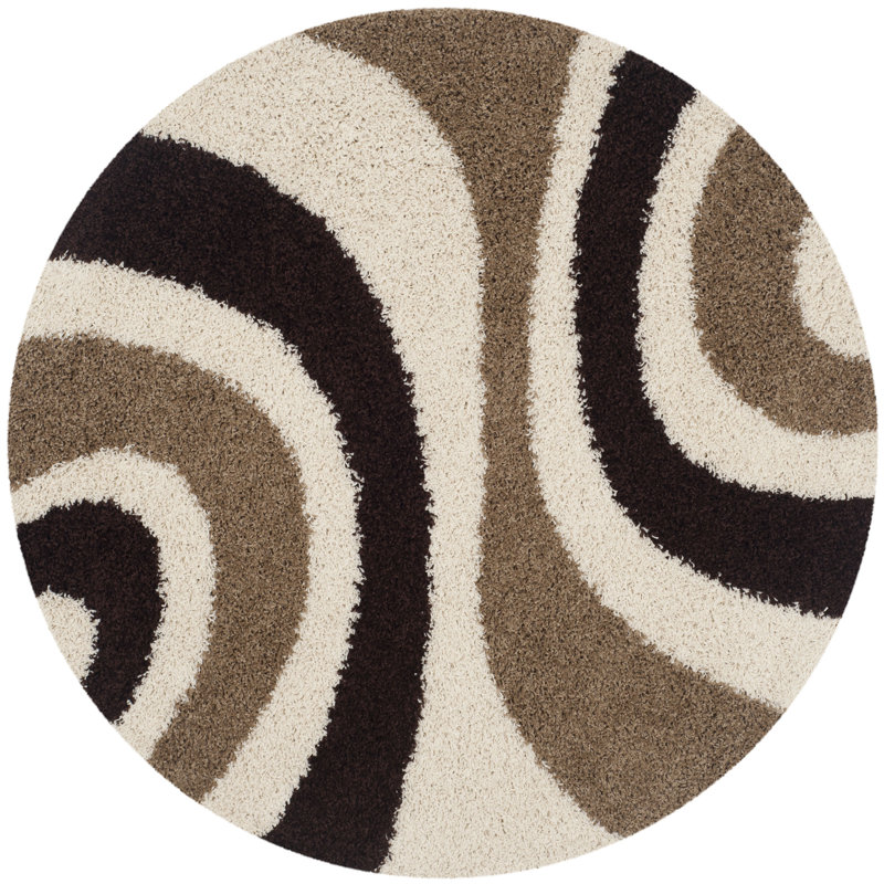Shag Performance Abstract Rug, Rectangle 4' x 6'