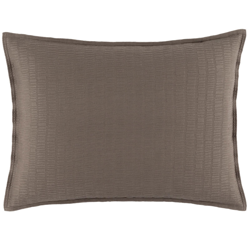 Roark Matelasse Sham, Standard, White