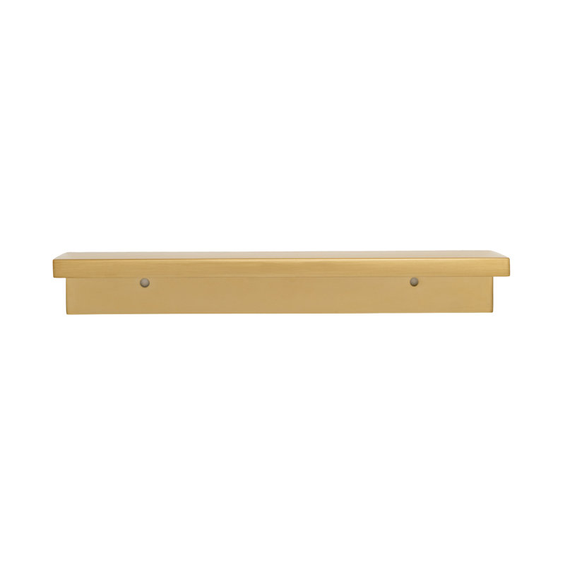 Ethan 3-3/4" (96mm) Satin Brass Edge Pull, Satin Brass, 3 3/4"