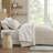 Neutral Polyester Queen Bedding Sets, Modern Style For Home