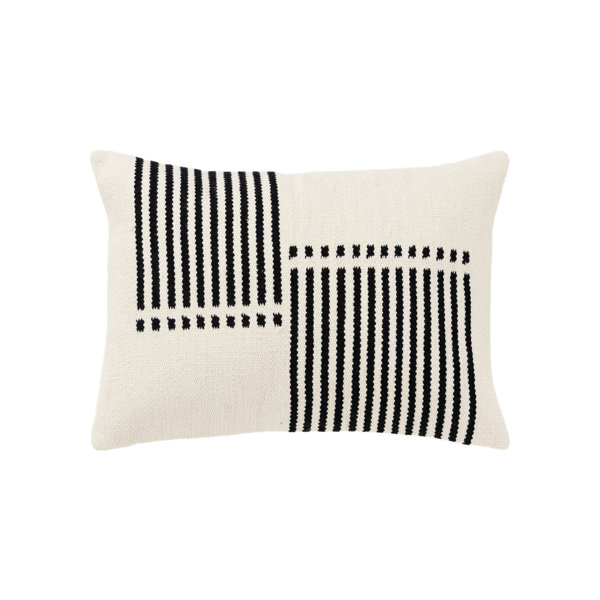 Carlus Striped Cotton Lumbar Throw Pillow & Reviews | Joss & Main