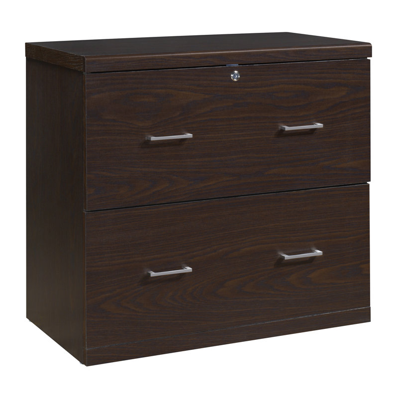 30'' Wide 2 -Drawer File Cabinet, Espresso