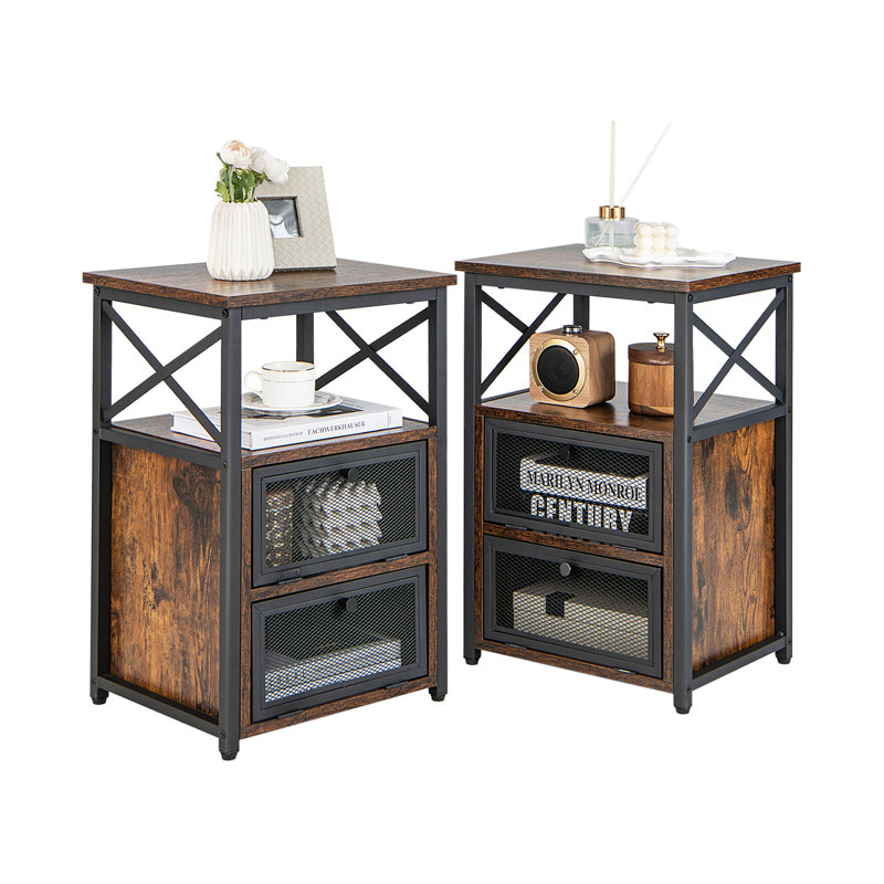 Lievens 40 cm W Bedside Table