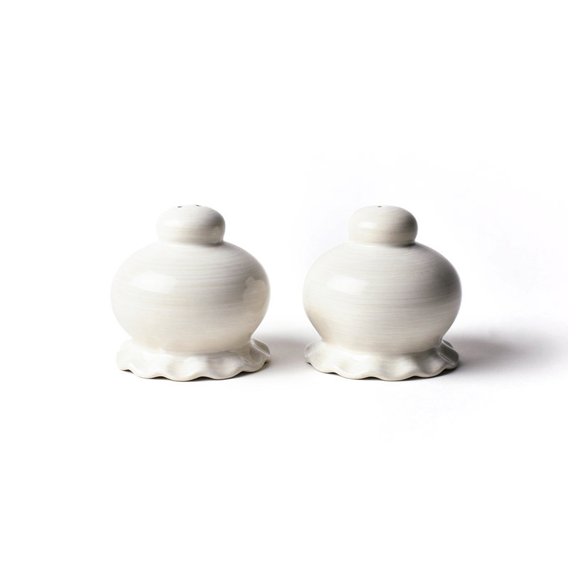 Coton Colors Signature Ruffle Salt and Pepper Shaker Set
