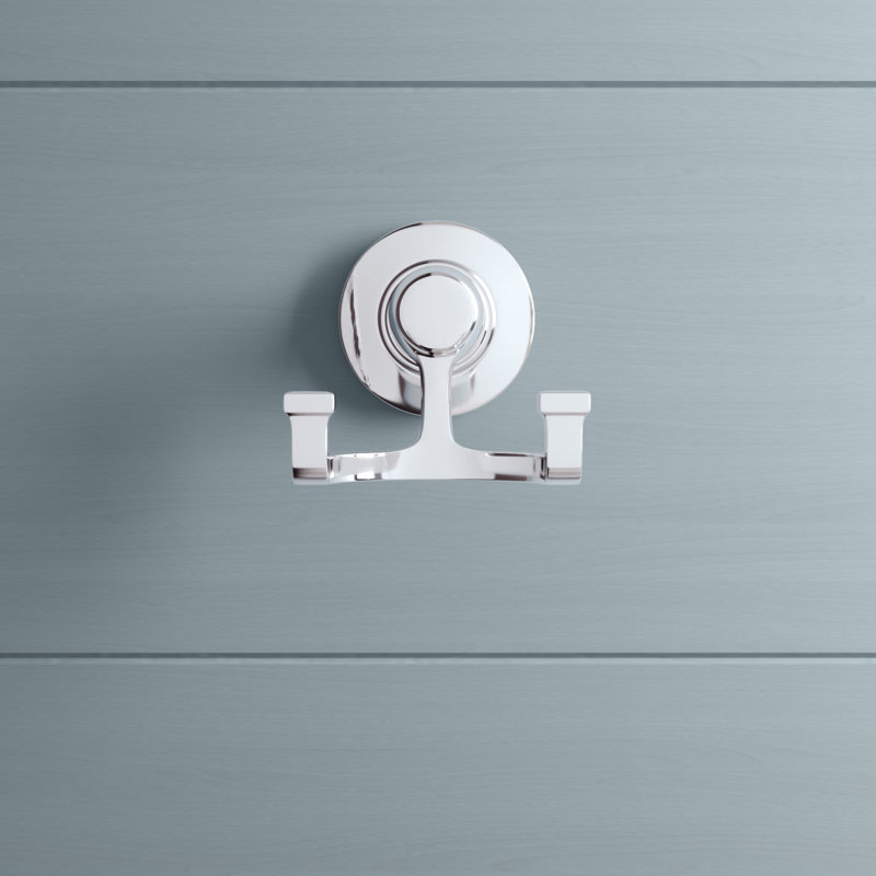 Bancroft Wall Mounted Robe Hook, Polished Chrome