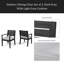 Ensemble de 2 chaises de salle à manger d'extérieur-27896716