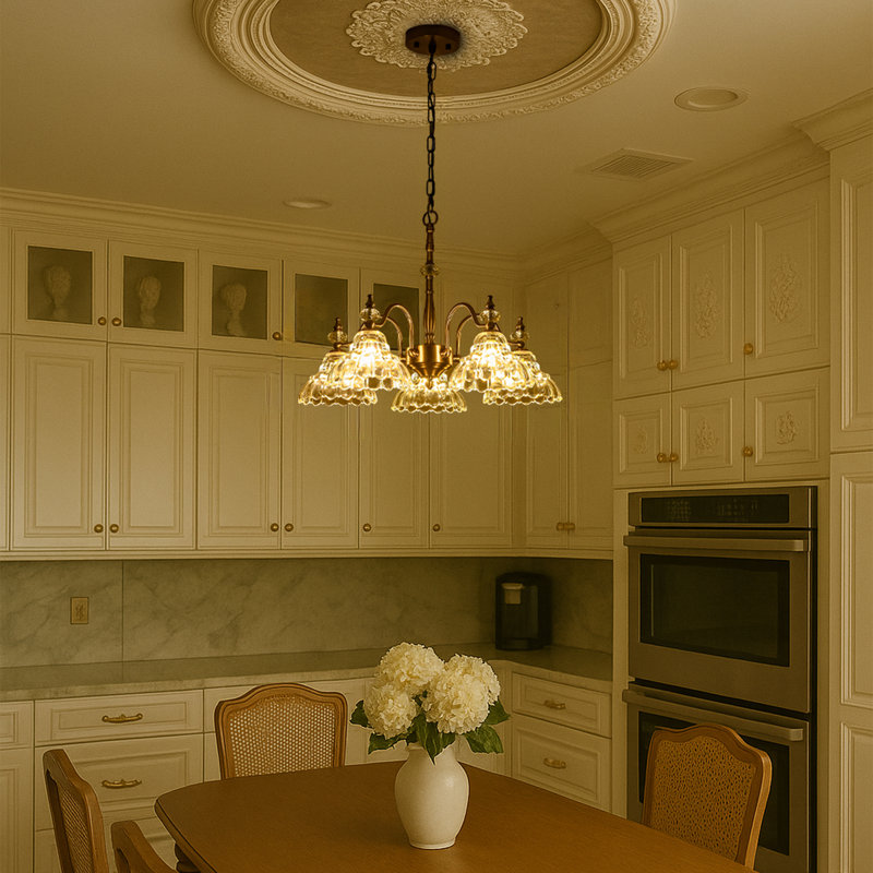 5 Light Crystal Chandelier