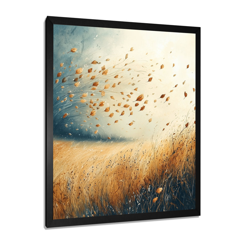 Deidra - Landscapes Wall Art, Black, 20" H x 12" W, Reproduction encadrée d'une seule photo