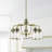 Derrick 5 - Light Steel Dimmable Chandelier-1680577467