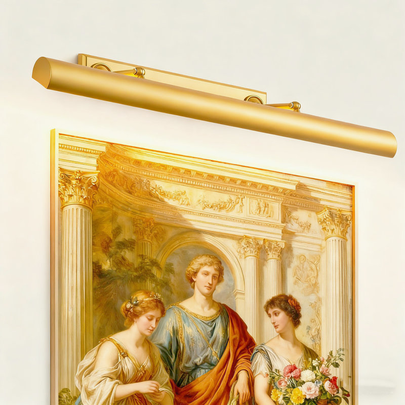 Applique murale 24 po à intensité variable en laiton, H 3 po x l 24 po x P 9 po, Conique