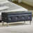 Juilianna Glam Modern Upholstered Storage Bench-761862730