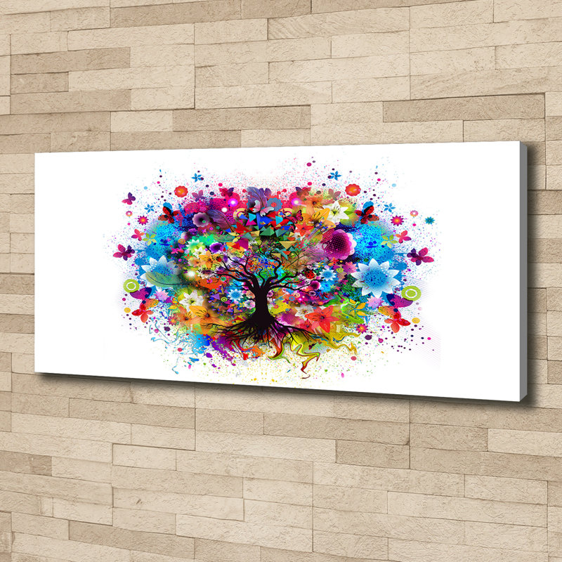 Colorful Tree - Wrapped Canvas Print