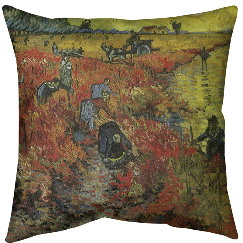 Coussin viticole vineyard, Jaune, Duvet synthétique, Polyester filé