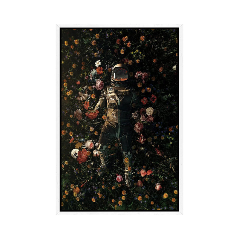Garden Delights 1 Piece Wrapped Canvas Wall Art, 66.04 cm H x 45.72 cm W, White Framed Canvas