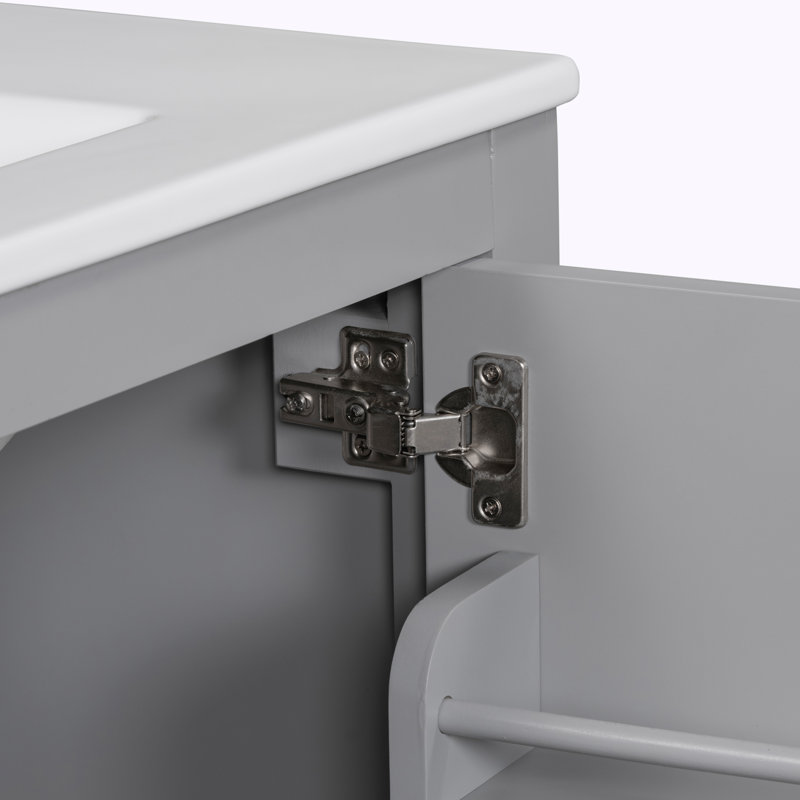 Bathroon Vanity with Sink, Gray
