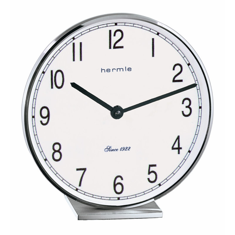 Metal Wall Clock, Nickel