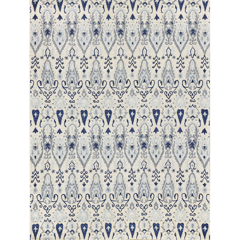 Sarasota Wool Ikat Area Rug, Rectangle 8' x 10'