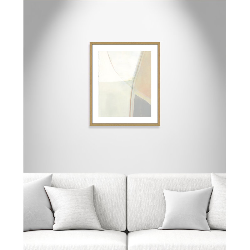 Alexandria In Neutral II - reproduction d'art, Toile avec cadre en bois beige, H 25,5 po x l 21,5 po x P 0,75 po