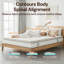 Grand matelas hybride en mousse viscoélastique de 10 po avec ressorts ensachés, confort moyen, soulagement de la pression et isolement des mouvements, certifié CertiPUR-US, essai de 100 nuits-69737426