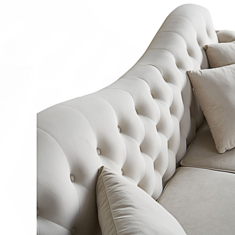Canapé Chesterfield Mid-Century