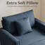 Fauteuil d'appoint convertible 3 en 1, fauteuil-lit multifonctionnel pour petits espaces-130168107