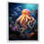 White Floater Framed