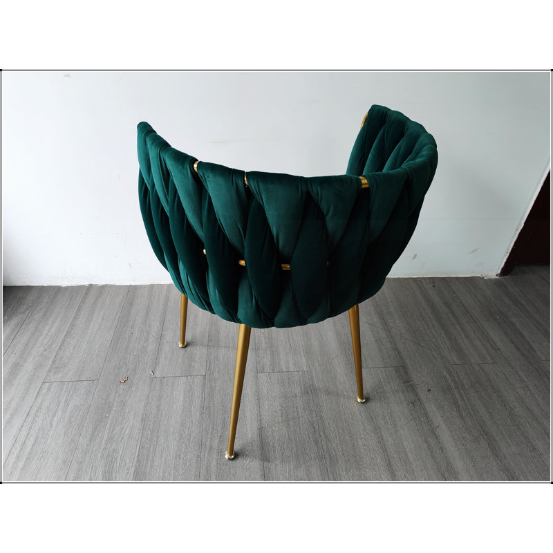 Ensemble de 2 chaises de salle à manger Modern Velvet