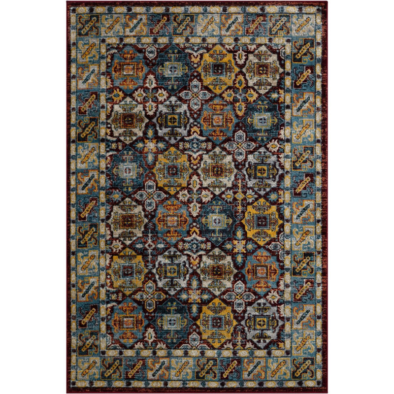 Taslin Rug, Multi, Rectangle 4'1'' x 6'1''