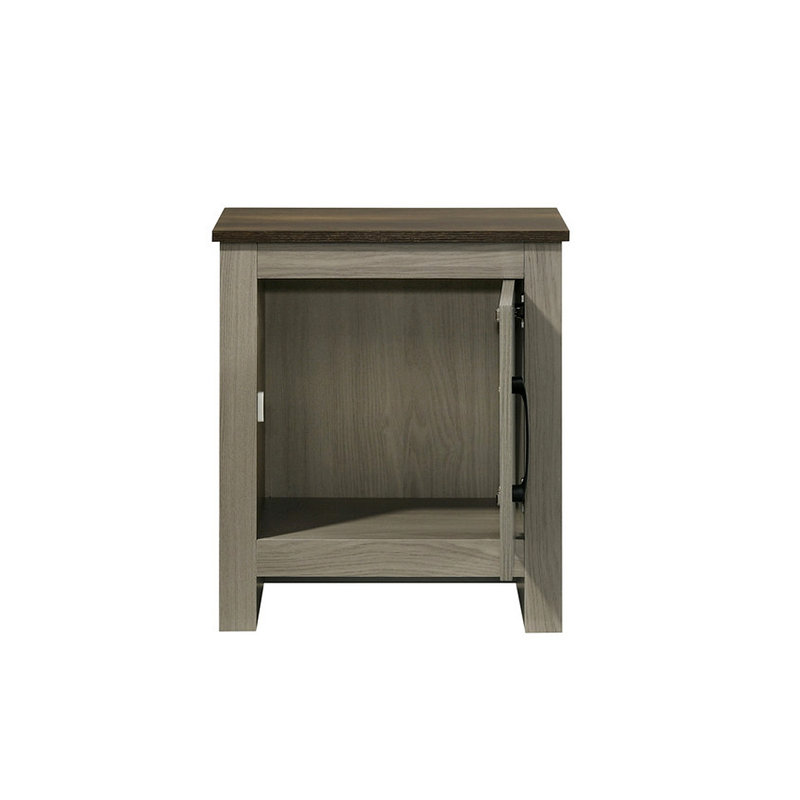 Table de bout l 16 po, table d'appoint, table de chevet avec porte d'armoire