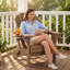 Ensemble de 6 chaises Adirondack pliantes, chaises de foyer, porte-gobelet, PEHD toutes saisons-1609451534